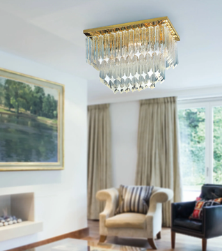 CRISTALLI 5045 - Glass ceiling lamp by Patrizia Volpato - view 3